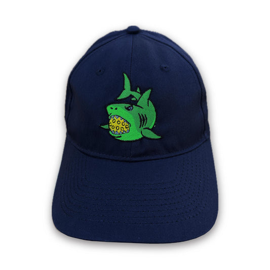 Pickle Shark Six-Panel Unstructured Twill Cap (unisex) / Navy